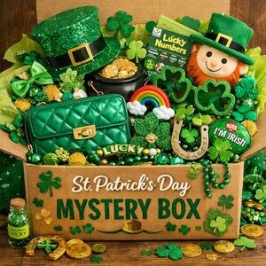 St. Patrick's Day Mystery Box - Designer item and more